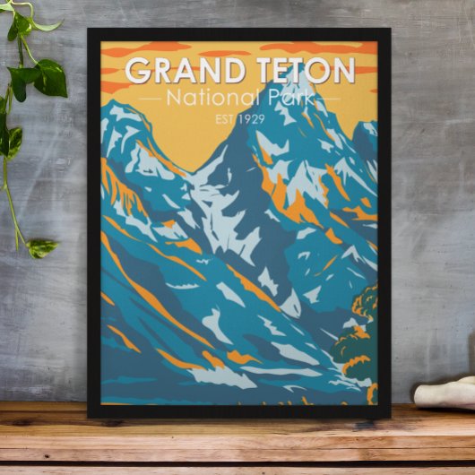 Grand Teton National Park Wyoming  Poster