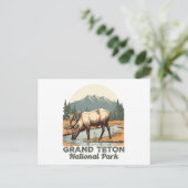 Grand Teton National Park Wyoming Reizen Briefkaart (Staand voorkant)