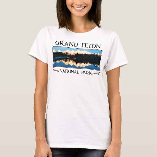 Grand Teton National Park Wyoming T-shirt (Voorkant)