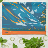 Grand Teton National Park Wyoming  Theedoek (Gevouwen)