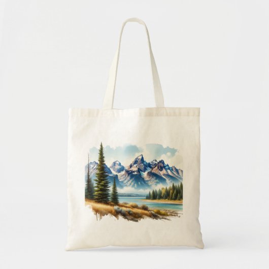 Grand Teton National Park Wyoming Tote Bag (Voorkant)