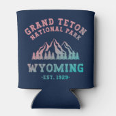 Grand Teton National Park Wyoming USA Gradient Blikjeskoeler (Achterkant)