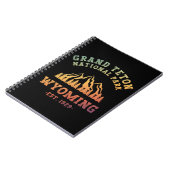 Grand Teton National Park Wyoming USA Gradient Notitieboek (Linkerzijde)