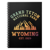 Grand Teton National Park Wyoming USA Gradient Notitieboek (Voorkant)