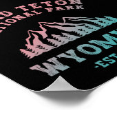 Grand Teton National Park Wyoming USA Gradient Poster (Hoek)