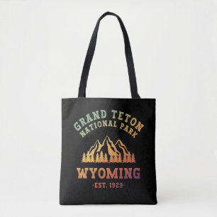 Grand Teton National Park Wyoming USA Gradient Tote Bag