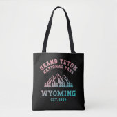 Grand Teton National Park Wyoming USA Gradient Tote Bag (Voorkant)
