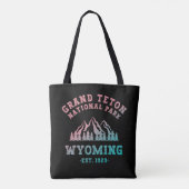 Grand Teton National Park Wyoming USA Gradient Tote Bag (Achterkant)
