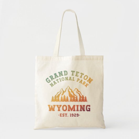 Grand Teton National Park Wyoming USA Gradient Tote Bag (Voorkant)