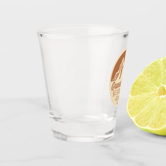 Grand Teton National Park Wyoming USA Shot Glas (Links)