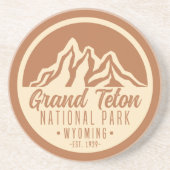 Grand Teton National Park Wyoming USA Zandsteen Onderzetter (Voorkant)