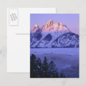 GRAND TETON NATIONAL PARK, WYOMING. Verenigde Stat Briefkaart (Voorkant / Achterkant)