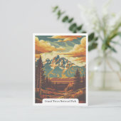 Grand Teton National Park, Wyoming, Verenigde Stat Briefkaart (Staand voorkant)