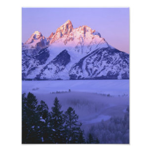 GRAND TETON NATIONAL PARK, WYOMING. Verenigde Stat Foto Afdruk