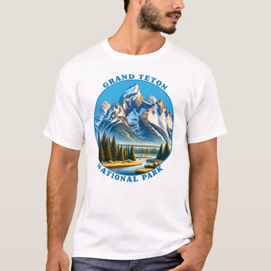 Grand Teton National Park, Wyoming, Verenigde Stat T-shirt (Voorkant)