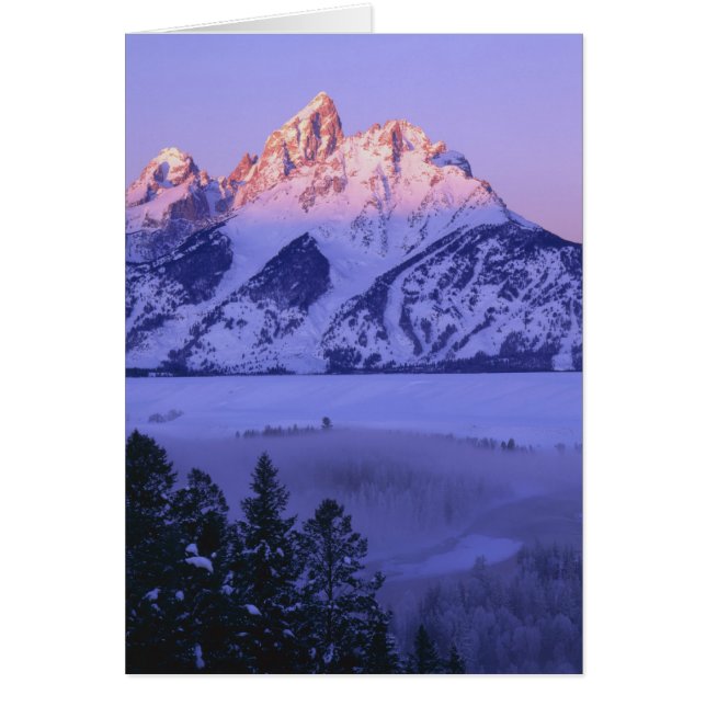 GRAND TETON NATIONAL PARK, WYOMING. VS. Mist & (Voorkant)