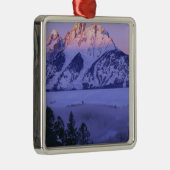 GRAND TETON NATIONAL PARK, WYOMING. VS. Mist & Metalen Ornament (Rechts)