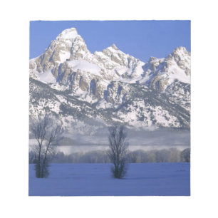GRAND TETON NATIONAL PARK, WYOMING. VS. Mist & Notitieblok