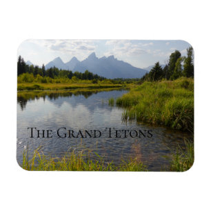 Grand Teton National Park Wyoming weerspiegelingen Magneet