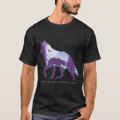 Grand Teton National Park Wyoming Wolf T-shirt (Voorkant)