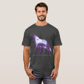 Grand Teton National Park Wyoming Wolf T-shirt (Voorkant volledig)