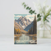GRAND TETON NATIOONAAL PARK BRIEFKAART (Staand voorkant)