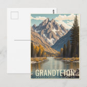 GRAND TETON NATIOONAAL PARK BRIEFKAART (Voorkant / Achterkant)