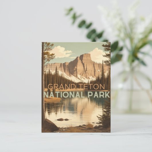 GRAND TETON NATIOONAAL PARK BRIEFKAART (Staand voorkant)