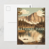 GRAND TETON NATIOONAAL PARK BRIEFKAART (Voorkant / Achterkant)
