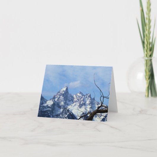 Grand Teton Notecard Kaart (Voorkant)