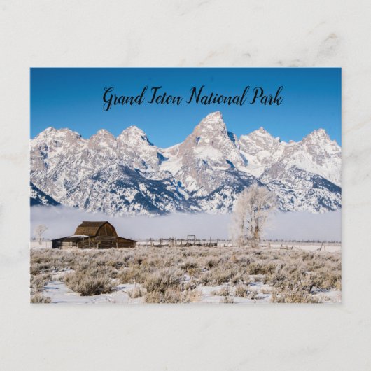 Grand Teton NP Briefkaart (Voorkant)