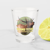 Grand Teton NP (elk) Shot Glas (Voorkant)