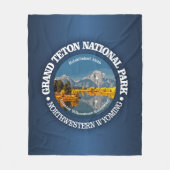 Grand Teton NP Fleece Deken (Voorkant)
