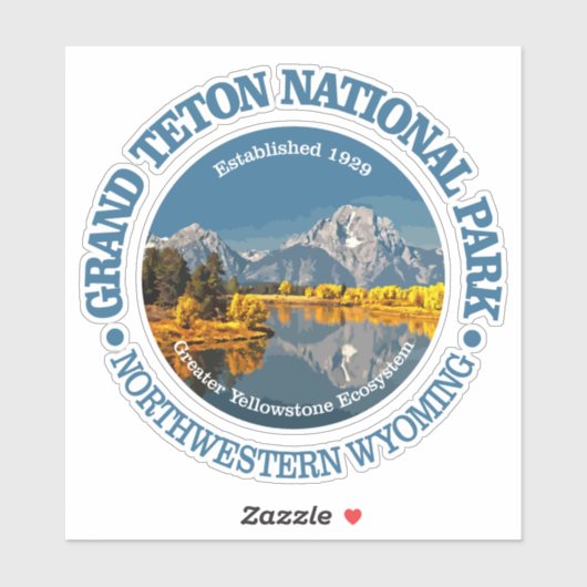 Grand Teton NP Sticker (Vel)