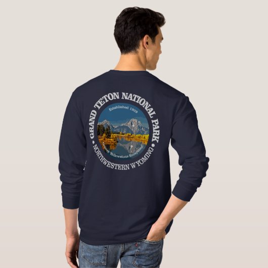 Grand Teton NP T-shirt (Achterkant volledig)