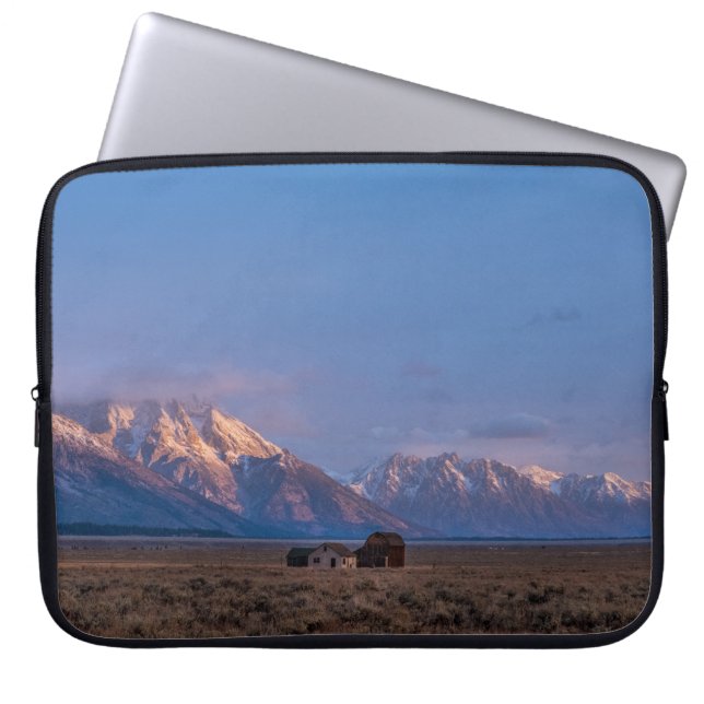 Grand Teton Open Prairie Laptop Sleeve (Voorkant)