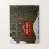 Grand Teton Park Wyoming. Jigzaag Puzzle Legpuzzel (Verticaal)