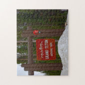 Grand Teton Park Wyoming. Jigzaag Puzzle Legpuzzel (Verticaal)