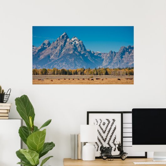Grand Teton Poster (Thuiskantoor)
