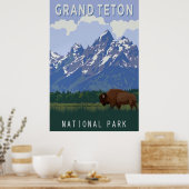 Grand Teton Poster (Keuken)
