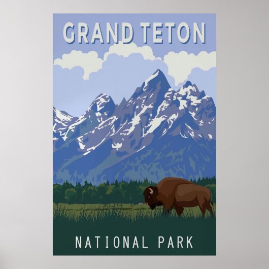 Grand Teton Poster (Voorkant)