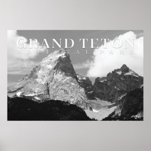 Grand Teton Poster, Nationaal Park Print