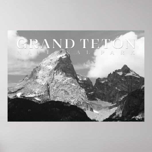 Grand Teton Poster, Nationaal Park Print (Voorkant)
