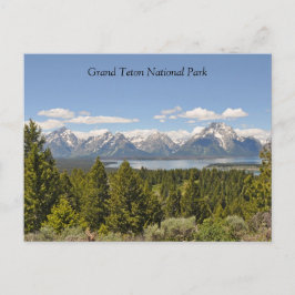 Grand Teton Schilderachtig Uitzicht Briefkaart