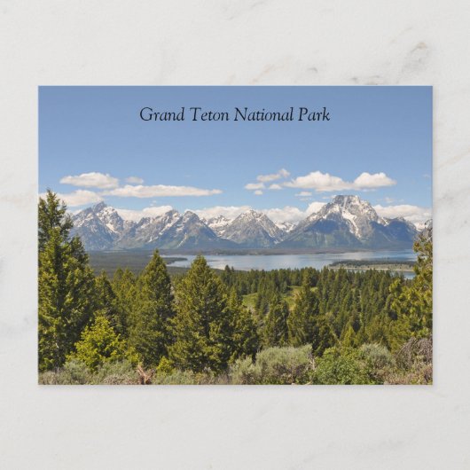 Grand Teton Schilderachtig Uitzicht Briefkaart (Voorkant)
