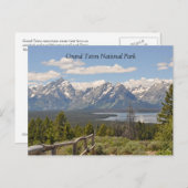 Grand Teton Schilderachtig Uitzicht Briefkaart (Voorkant / Achterkant)