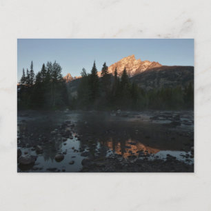 Grand Teton Sunrise op Cottonwood Creek Briefkaart
