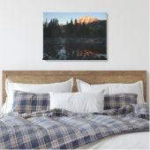 Grand Teton Sunrise op Cottonwood Creek Canvas Afdruk (Insitu (Slaapkamer))