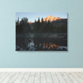 Grand Teton Sunrise op Cottonwood Creek Canvas Afdruk (Insitu (Houten vloer))
