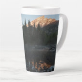 Grand Teton Sunrise op Cottonwood Creek Latte Mok (Rechterhoek)